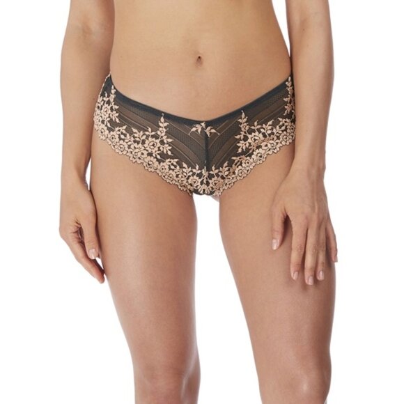WACOAL Embrace Lace Tanga Black / Gold XL - Picture 8 of 13